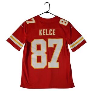 Nike Kansas City Chiefs Travis Kelce 87 Stitched Jersey Red Mens Medium M NFL